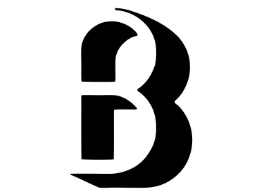 Blanc 3D Letter B Logo Template