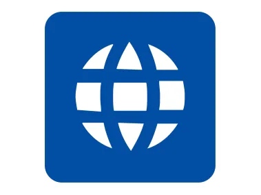 Blue Globe Icon