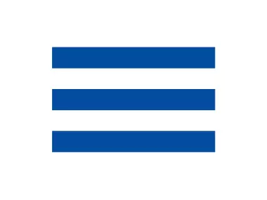 Blue Hamburger Menu Icon