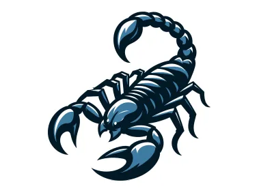 Blue Scorpion Logo Template