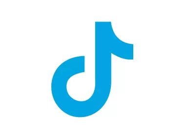 Blue TikTok Logo