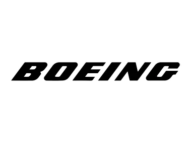 Boeing Black Wordmark Logo