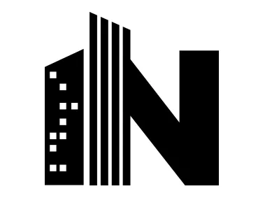 Bold and Modern N Letter Building Logo Template