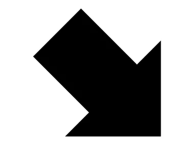 Bold Diagonal Arrow Icon