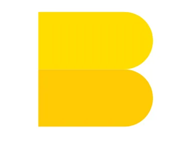 Bold Letter B Shape Design Logo Template