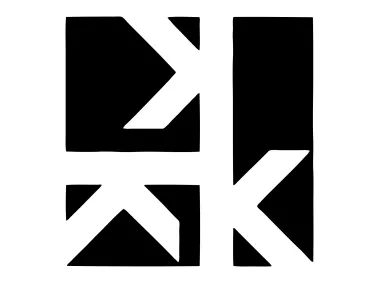 Bombones Keops-Blanxart K Letter Logo Template