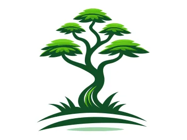 Bonsai Tree Logo Template