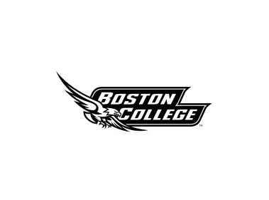 Boston College Eagles Black Logo