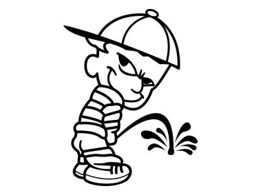 Boy Pissing Logo