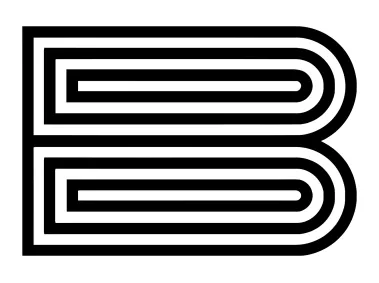 Brno Biennial B Letter Logo Template