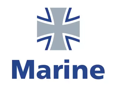 Bundeswehr Marine with lettering Logo