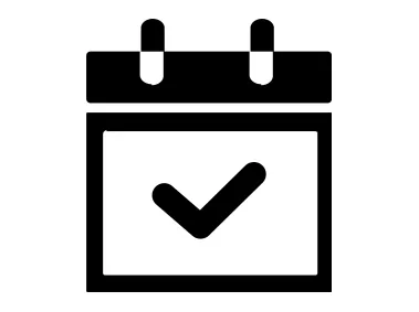 Calendar Checkmark Icon