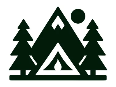 Camping Design Logo Template
