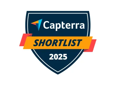 Capterra Shortlist 2025 Badge Logo