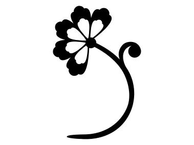 Carnation Flower Logo Template