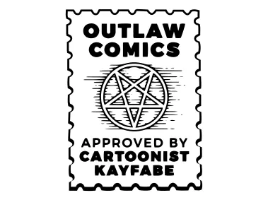 Cartoonist Kayfabe Outlaw Comics Logo