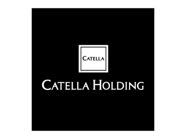 Catella Holding Black Background Logo