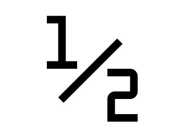 Character Fraction Icon