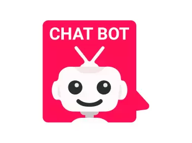 Chat Bot Badge Logo