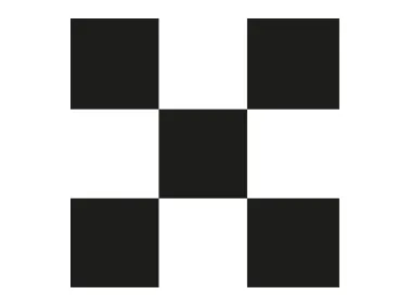 Chequered Geometric Shape Logo Template