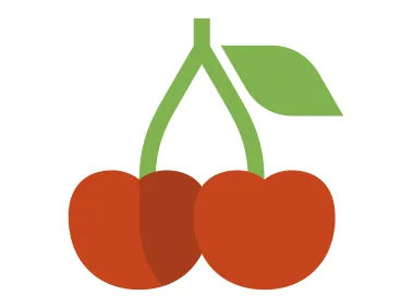 Cherry Fruit Emoji Icon