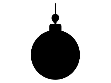 Christmas Decorative Ball Logo Template