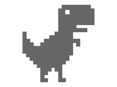 Chrome Dinosaurio Logo