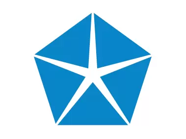 ChryPly Blue Pentastar Logo