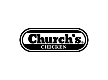Church`s Chicken Black Logo