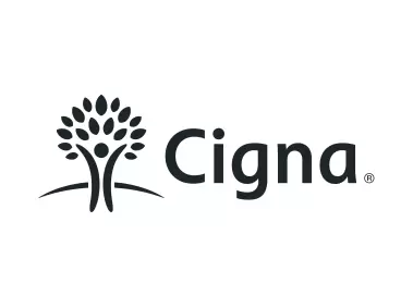 Cigna Black Print Logo