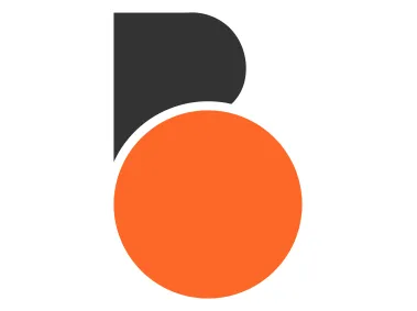 Circle and Letter B Combination Shape Logo Template