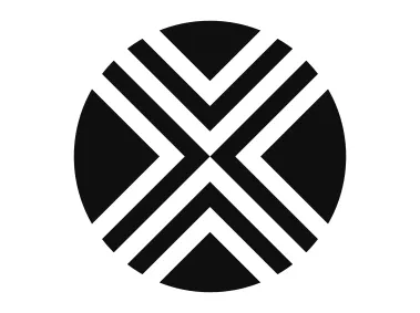 Circle Letter X Logo Template