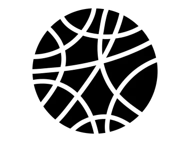 Circle with Complex Lines Inside Logo Template