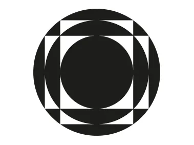 Circles Geometric Shape Logo Template