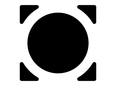 Circular Core with Framed Corners Logo Template