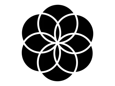 Circular Geometric Shape Logo Template