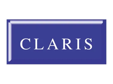 Claris Blue Background Logo