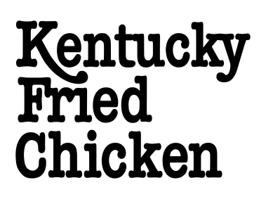 Classic KFC Text Logo