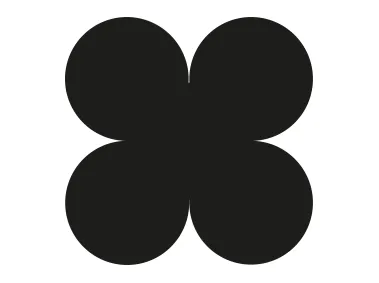 Clover Style Geometric Shape Logo Template