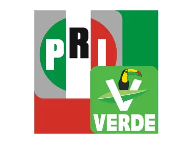 Coalicion Parcial PRI-PVEM BCS 2015 Logo