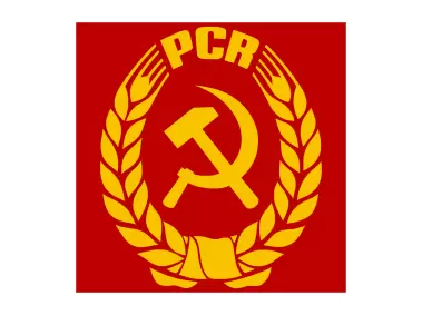 Coat of arms of PCR Red Background Logo