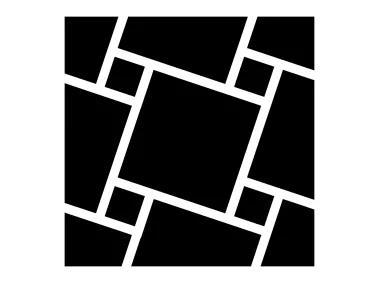 Cobblestone Geometric Mosaic Shape Logo Template