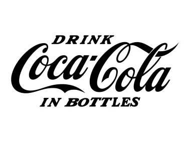Coca Cola in Bottles Old Logo