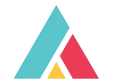 Colored Letter A Logo Template