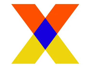 Colored Letter X Logo Template