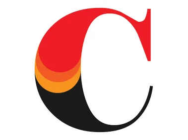 Colored SVG Letter C Logo Template