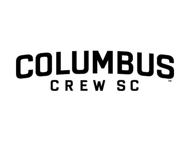 Columbus Crew SC Wordmark Black Logo