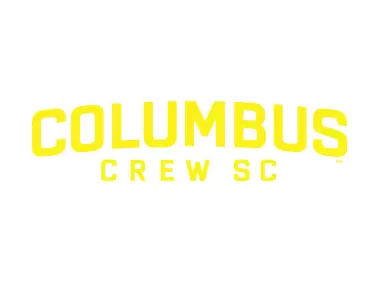 Columbus Crew SC Wordmark Yellow Logo