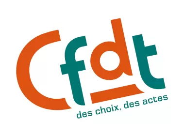 Confédération Française Démocratique du Travail Logo