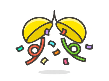 Confetti Ball Emoji Icon